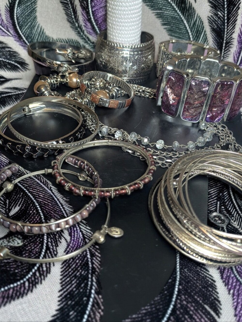 ✨ Ultimate Bohemian Silver Statement Bracelet Lot ✨ - Picture 4 of 12